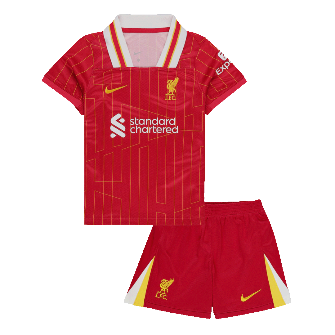 Liverpool Home Kids Soccer Jerseys Kit 2024_25 (3)