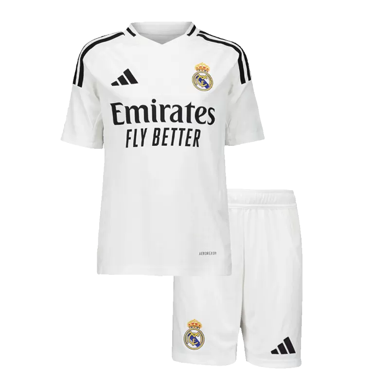 Real Madrid Home Kids Soccer Jerseys Kit 2024_25 (12)