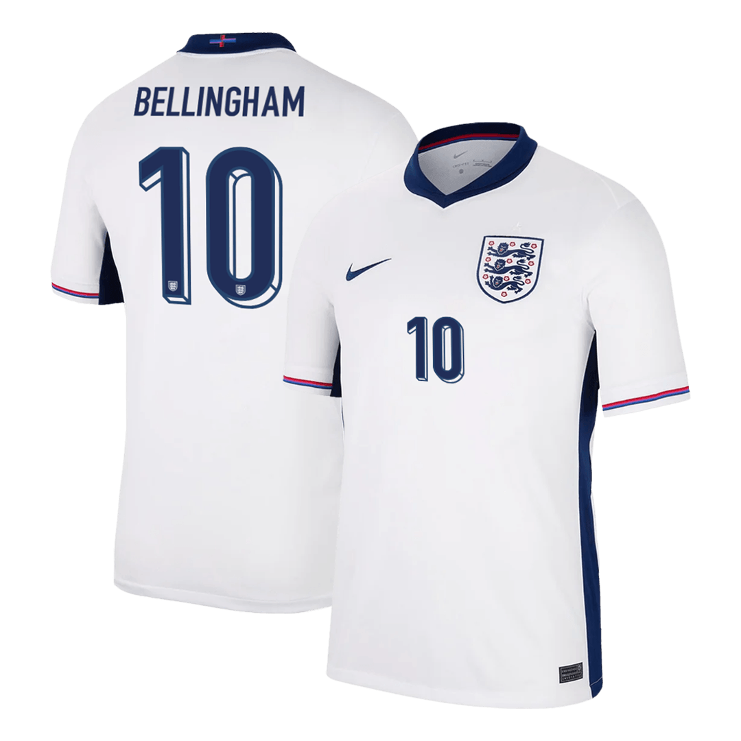 BELLINGHAM #10 England Home Soccer Jersey EURO 2024 (1)