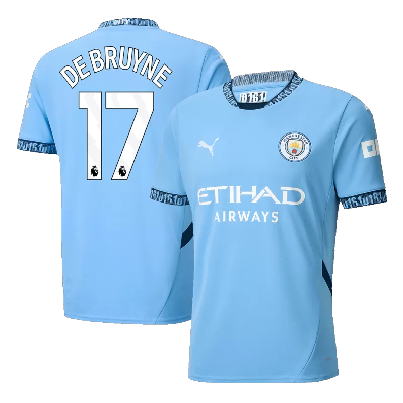 DE BRUYNE #17 Manchester City Home Soccer Jersey 2024_25 (11)