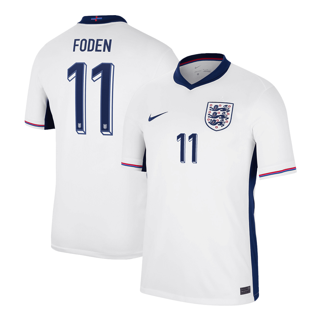 FODEN #11 England Home Soccer Jersey EURO 2024 (6)