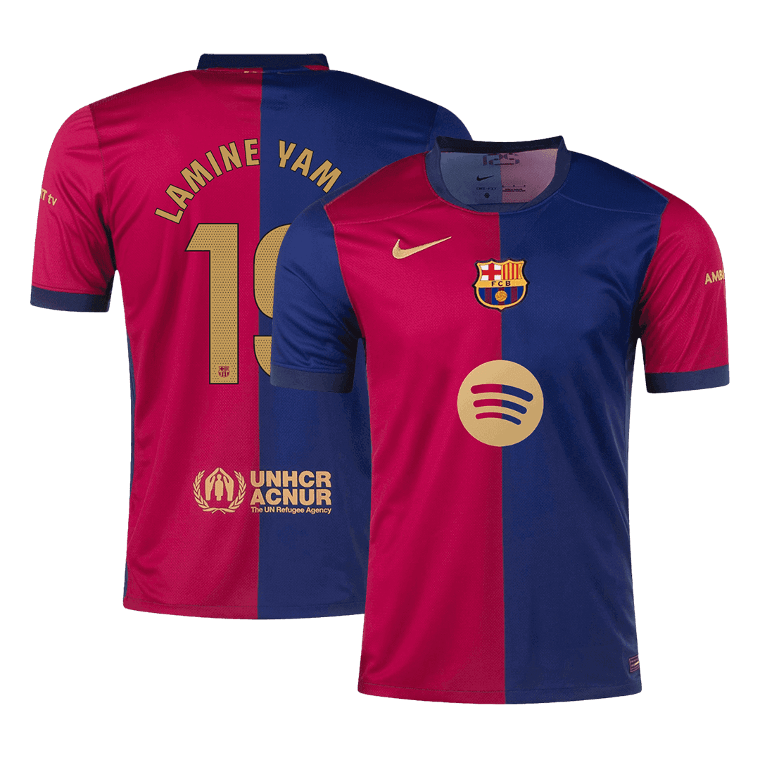 LAMINE YAMAL #19 Barcelona Home Soccer Jersey 2024_25 (2)