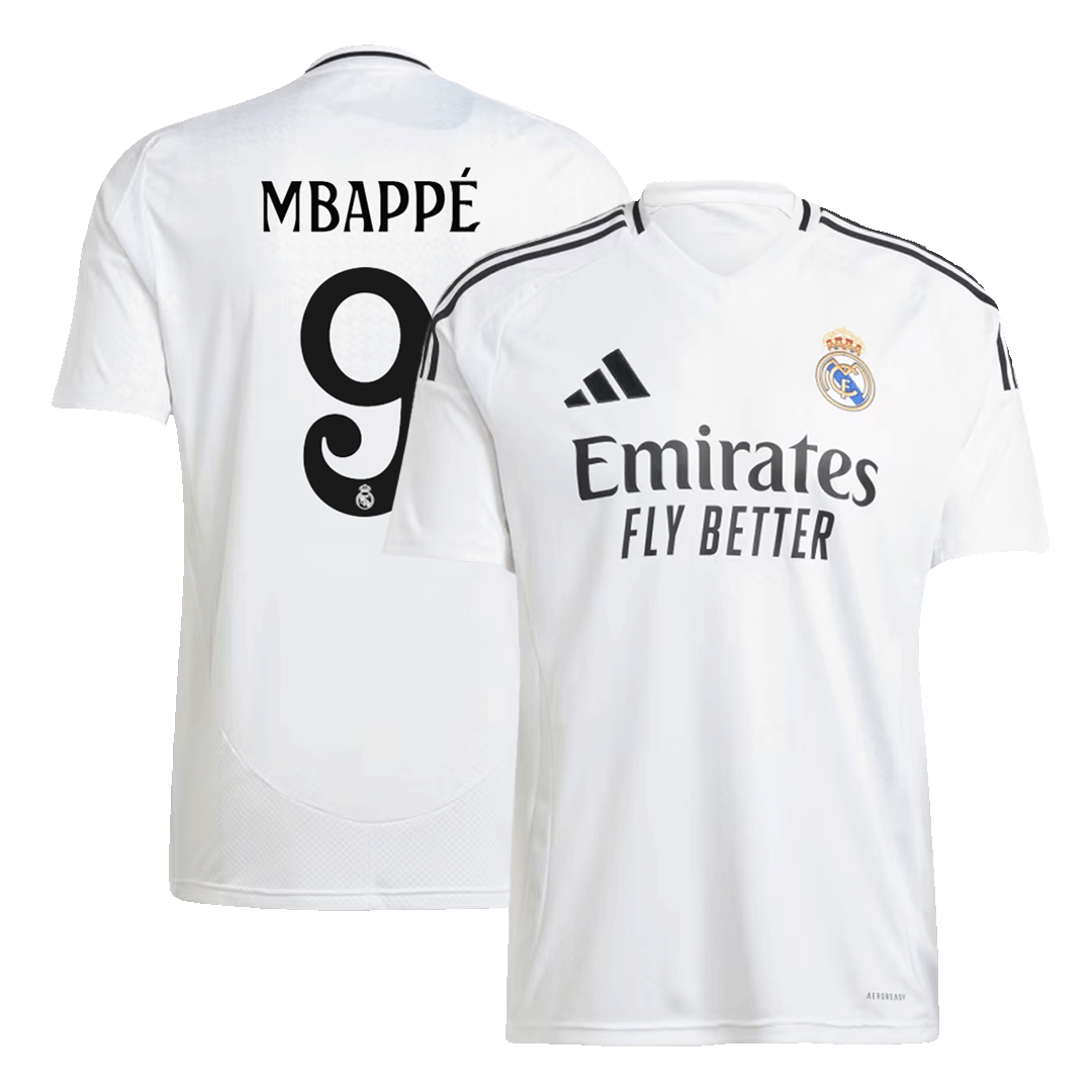 MBAPPÉ #9 Real Madrid Home Soccer Jersey 2024_25 (2)
