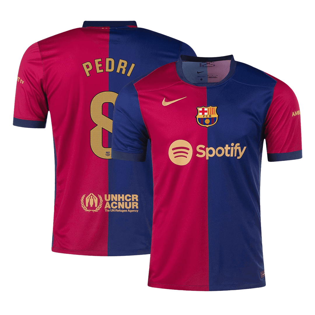 PEDRI #8 Barcelona Home Soccer Jersey 2024_25 (3)